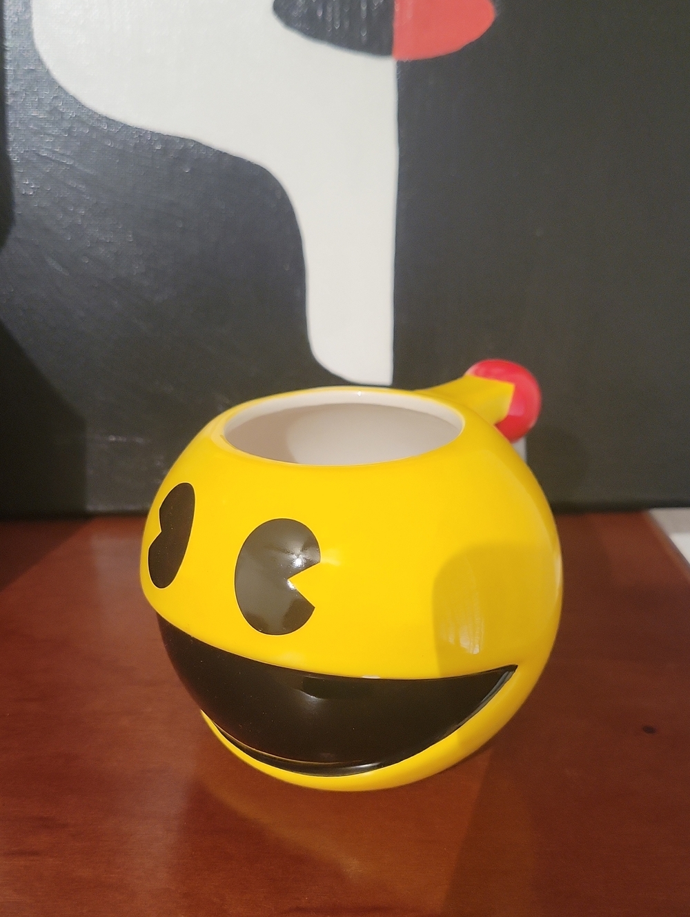Zak! Yellow Pac-Man Style Ceramic Mug
